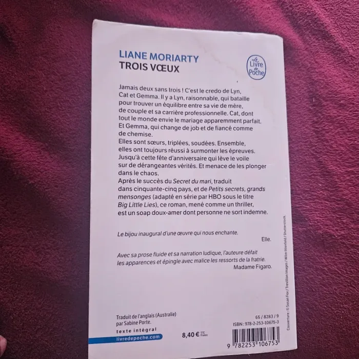 Livre trois voeux - photo numéro 2