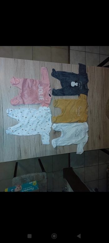 Pyjama fille 1 mois