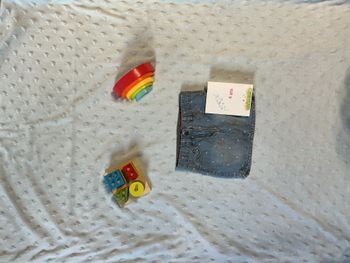 jupe en jean bleu clair à pois blanc taille réglable 4 ans kiabi