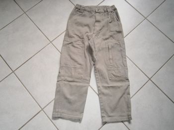 Pantalon épais beige 8 ans