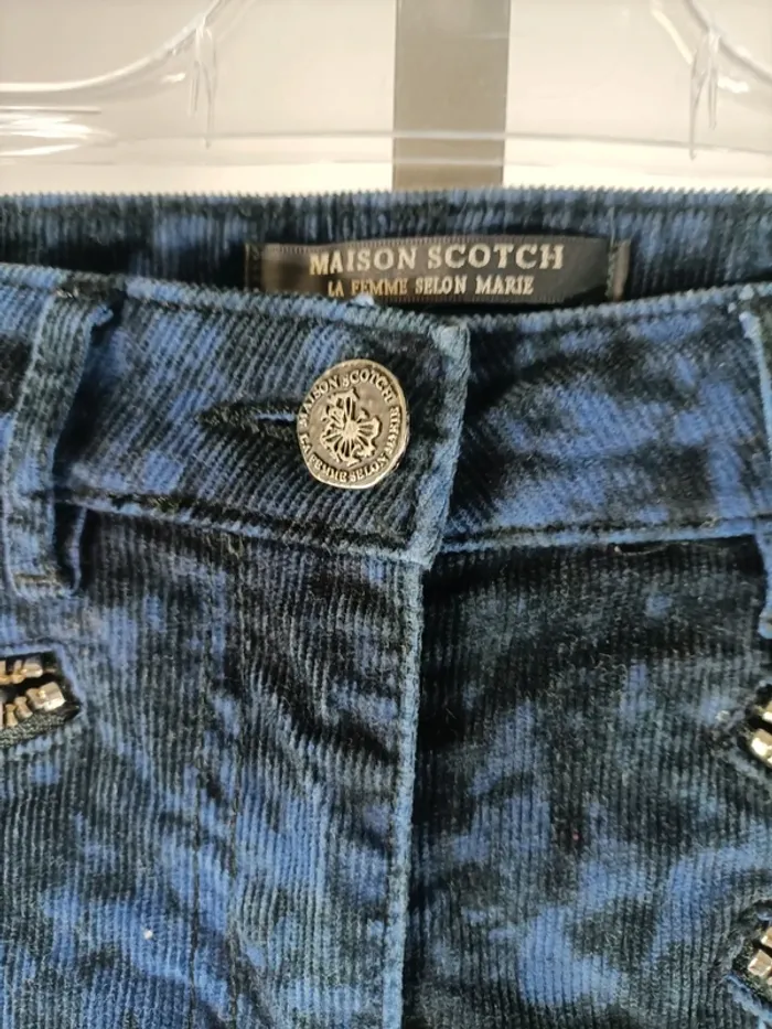 Pantalon Maison Scotch taille S - marbré Tie & dye - A059 - photo numéro 5