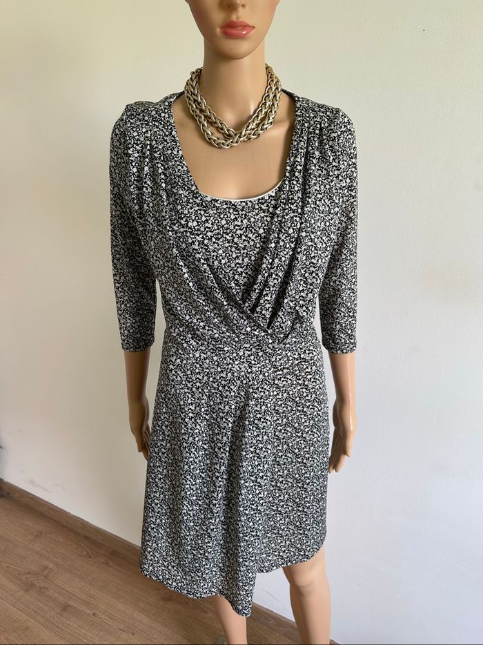 Robe imprimée neuve à manches courtes Morgan taille S