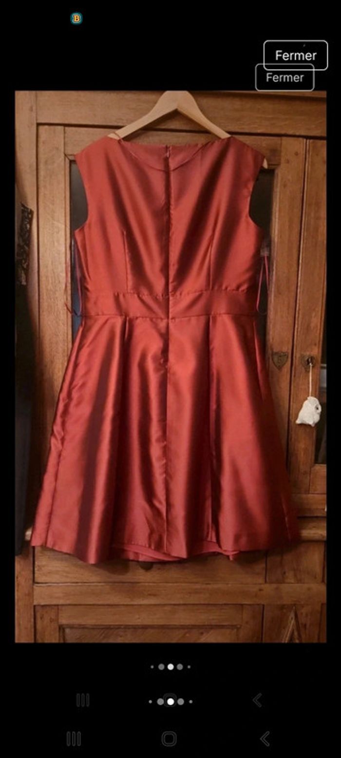Magnifique Robe rouge bordeaux Esprit fr 44 - photo numéro 7