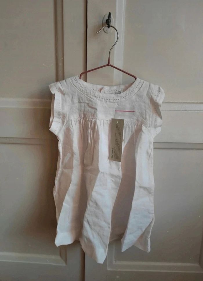 Robe en lin, bout'chou, 12 mois