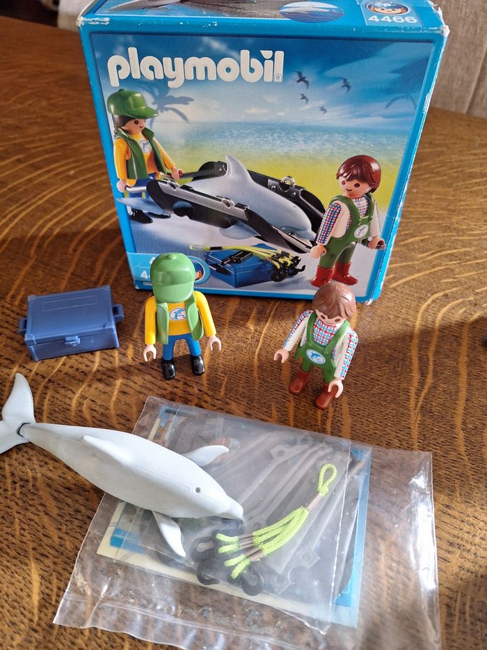 Playmobil lot zoo aquarium dauphin manchots phoque - photo numéro 6