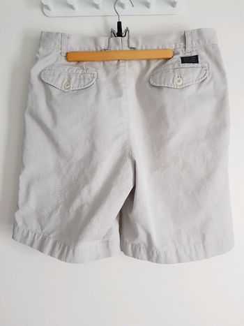 Short homme blanc cassé taille 42