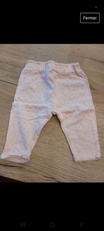 Pantalon 6 mois fille