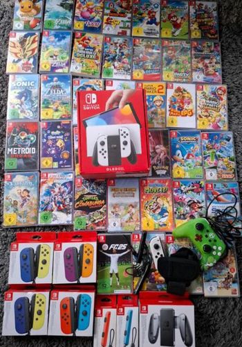 Nintendo switch OLED et discs