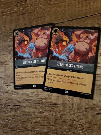 Carte Lorcana "Libérer les Titans"