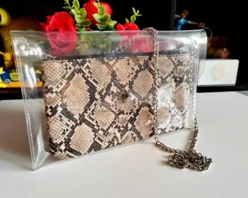 Grande pochette plastique + une autre pochette