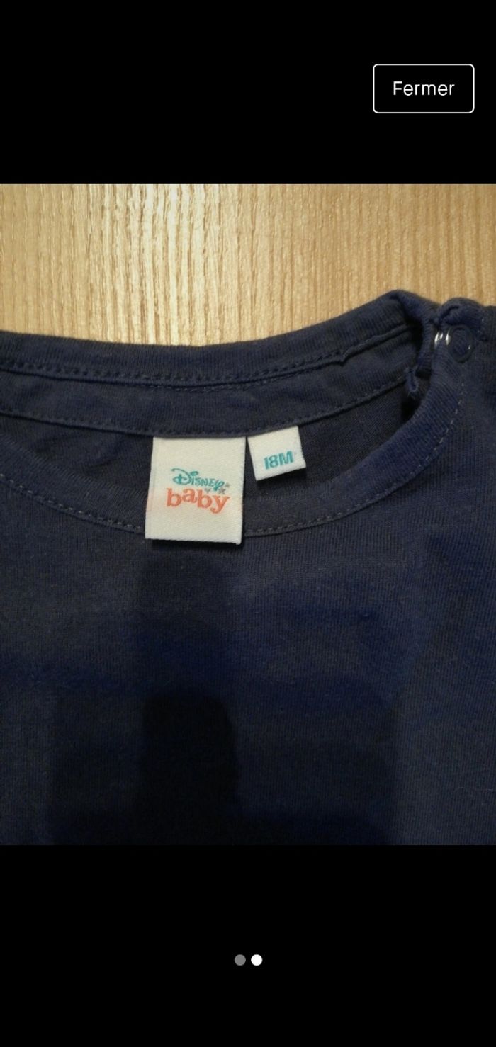 T shirt manche longue Noël Disney - photo numéro 2