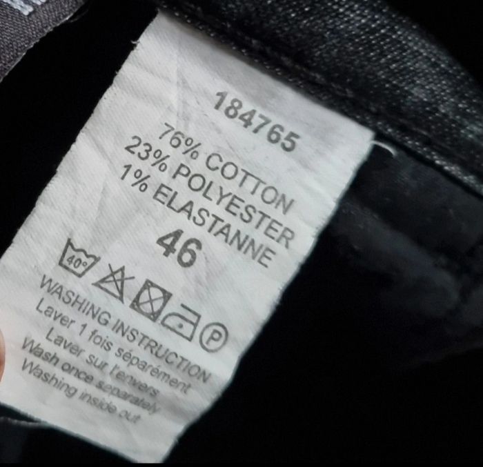 Jeans noir taille 46 - photo numéro 7