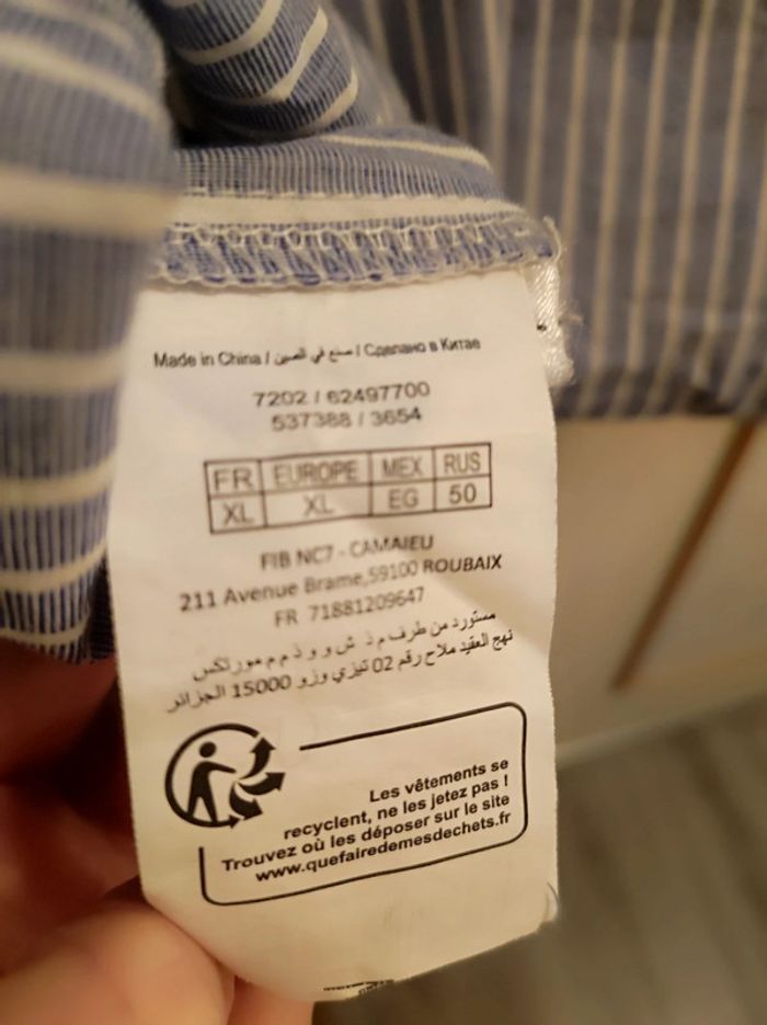Chemise femme à rayures - photo numéro 5
