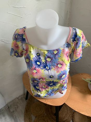 Blouse été fleurie taille 38