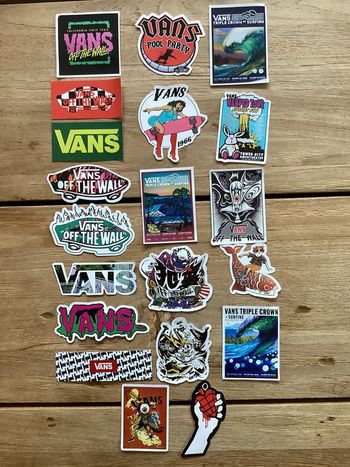 20 stickers Vans