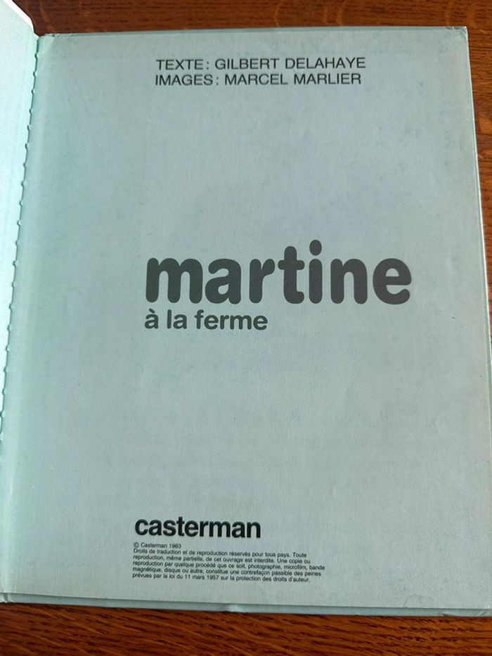 Martine à la ferme -Édition Casterman - photo numéro 2
