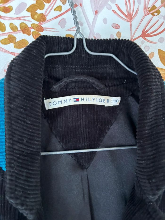 Veste tailleur côtelé noir Tommy Hilfiger - photo numéro 2