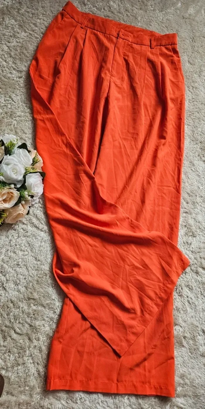 Pantalon habillé orange - photo numéro 3