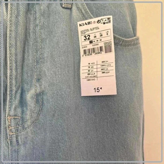 Jeans mom taille 32 marque kiabi neuf - photo numéro 4