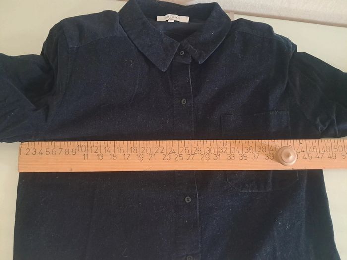 Balzac chemise velour noir cotelé T.36/38 - photo numéro 10