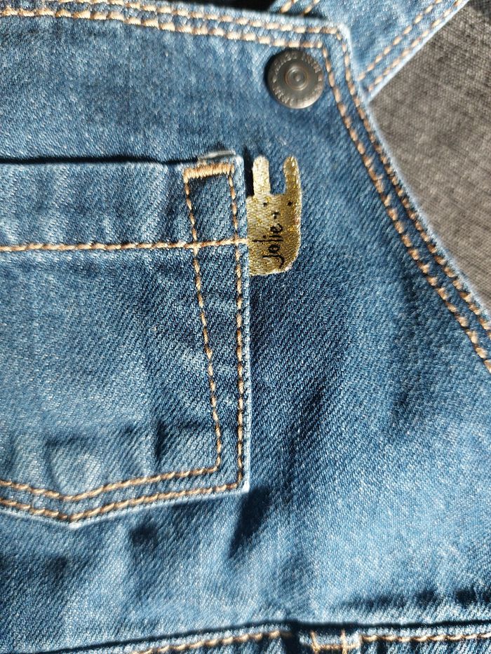 Salopette short jeans tbe - photo numéro 3