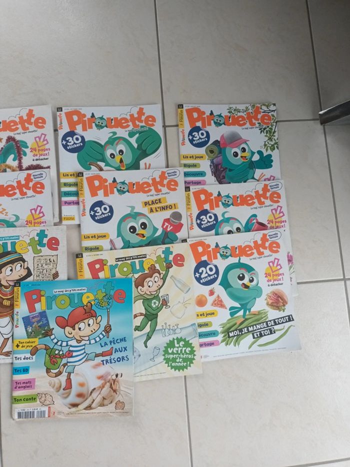 Lot de 10 magazines Pirouette pour enfants de 5 à 8 ans - photo numéro 3