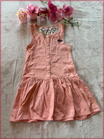 Robe d'été corail G-Kids (Gémo) - 6 ans