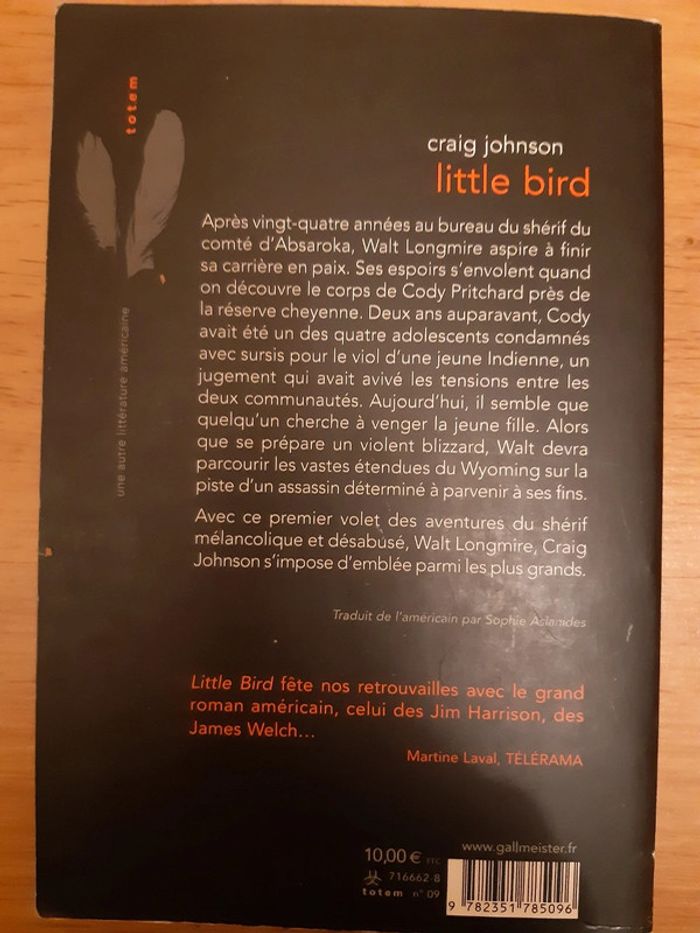 Livre Little bird de Craig Johnson - photo numéro 2