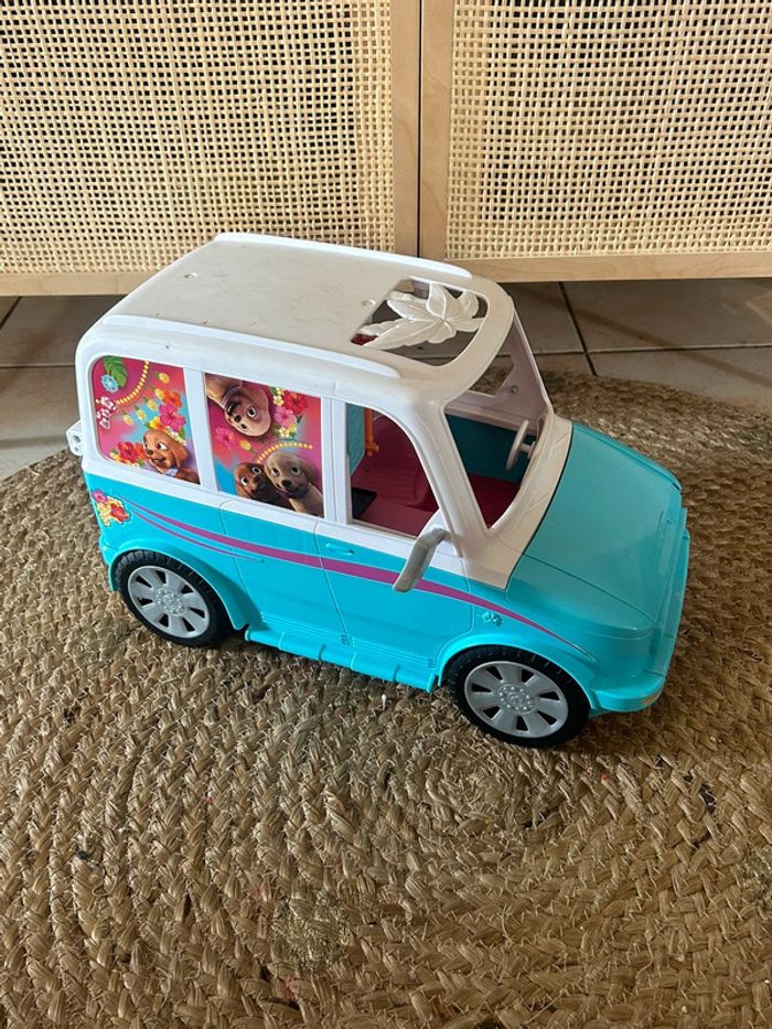 Jouet 🧸 Barbie vehicule 4x4 transformable des chiots