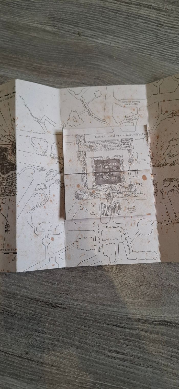 Carte du Maraudeur Harry Potter - photo numéro 4