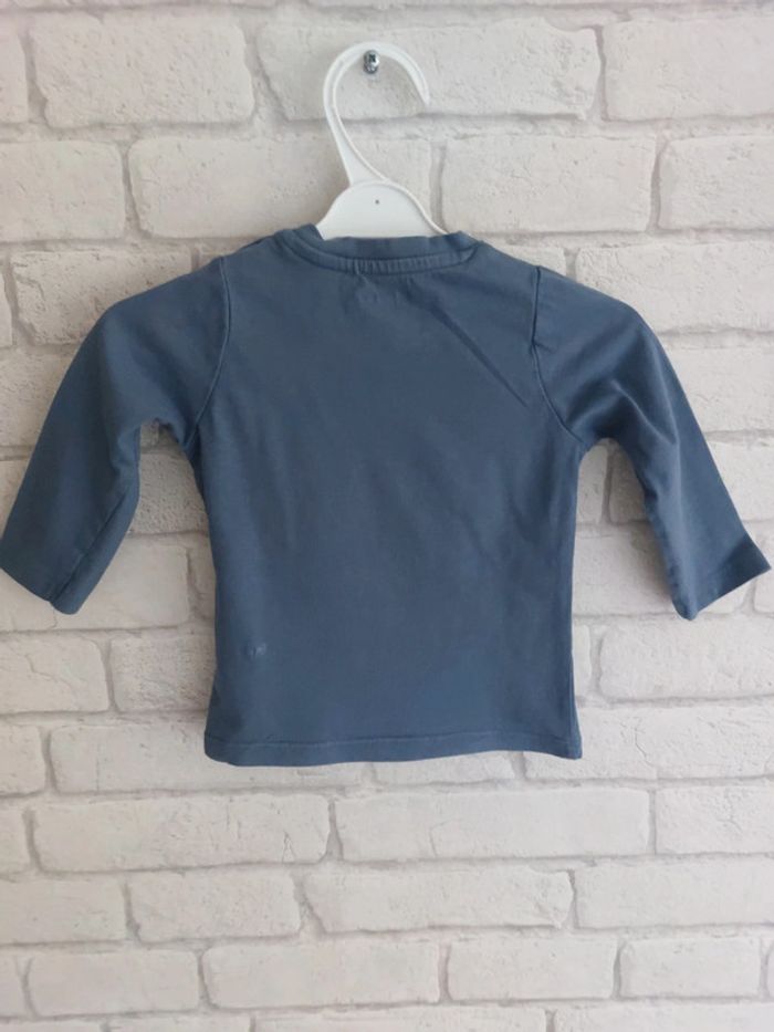 Tee-shirt manches longues Vertbaudet taille 12 mois - photo numéro 2