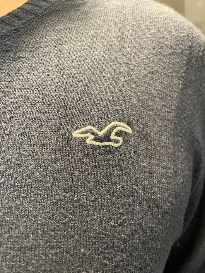 Pull bleu marine Hollister - photo numéro 6