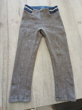 Pantalon fille à carreaux