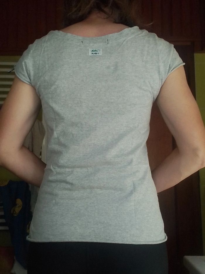 T-shirt gris I Love Run L'effet Péi - photo numéro 4