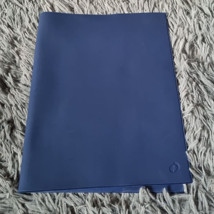 Protège cahier bleu