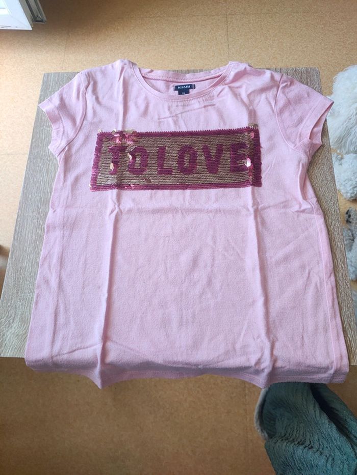 Lot de 12 pièces ( 10 tee shirt et 2 chemises)fille 8 ans divers marques d - photo numéro 12