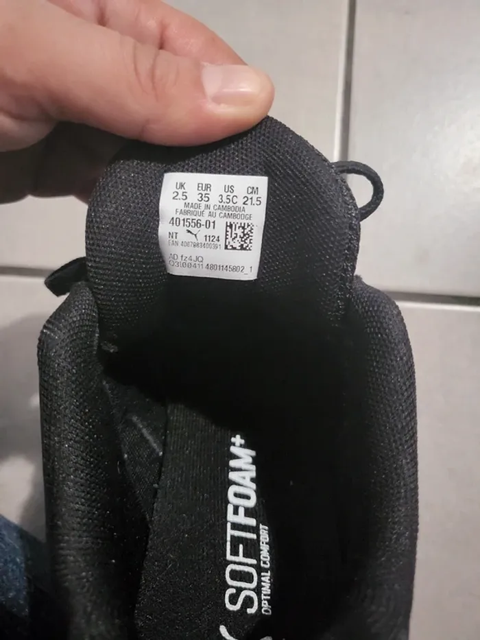 Basket puma pointure 35 - photo numéro 2