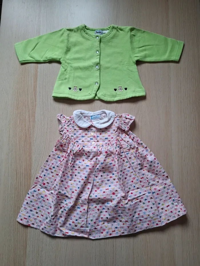 Robe à motifs et sa petite veste