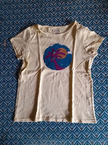 Tee shirt sequein