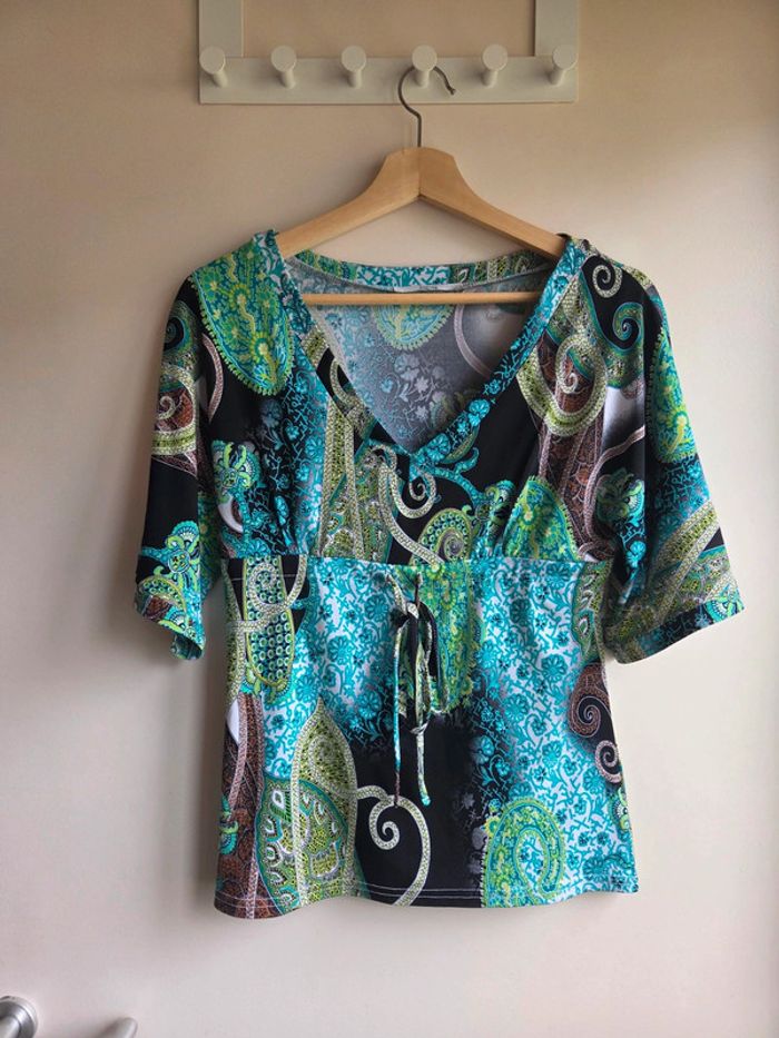 Blouse fluide imprimée xanaka - taille s
