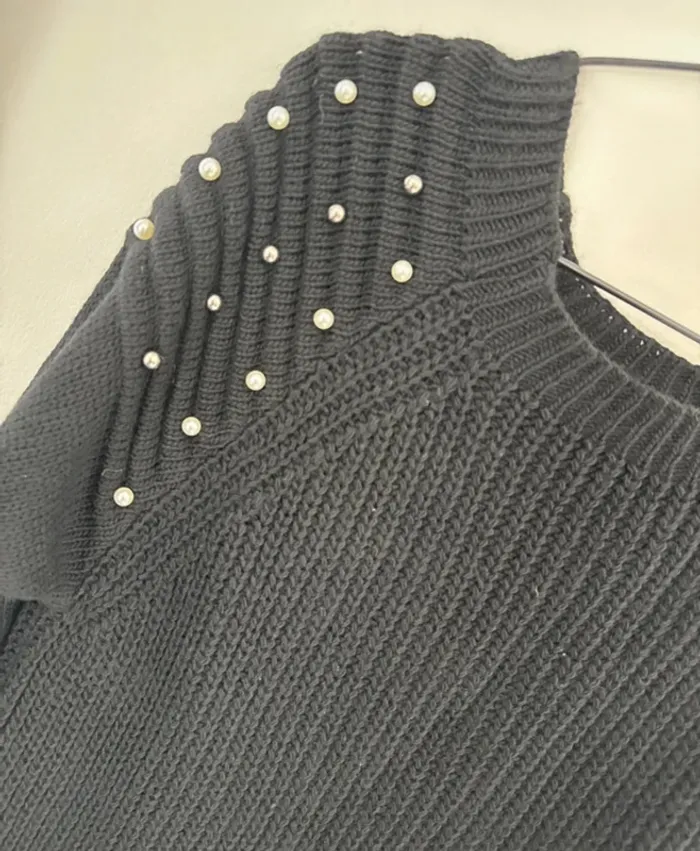 👗Robe pull- perle -taille 38 - neuf avec étiquette -new collection - photo numéro 2