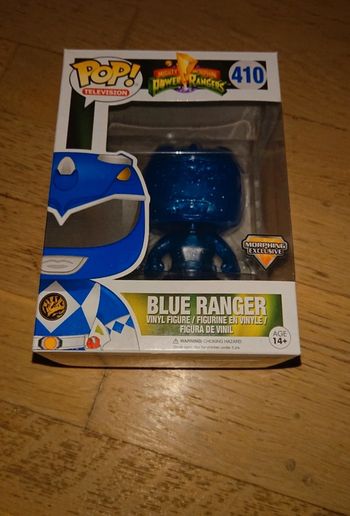 Figurine pop "blue ranger" édition morphing exclusive "powers rangers"