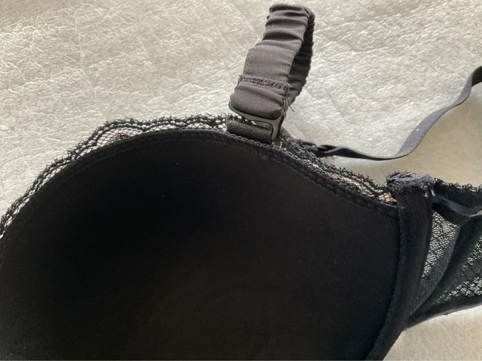 Soutien-gorge noir et rose Affinitas neuf - photo numéro 9