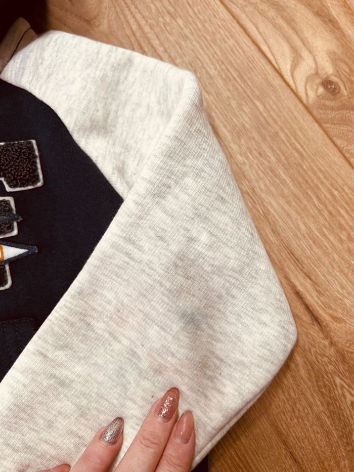 Taille 5 ans veste molletonné garçon TAO bleue grise 💙 - photo numéro 2