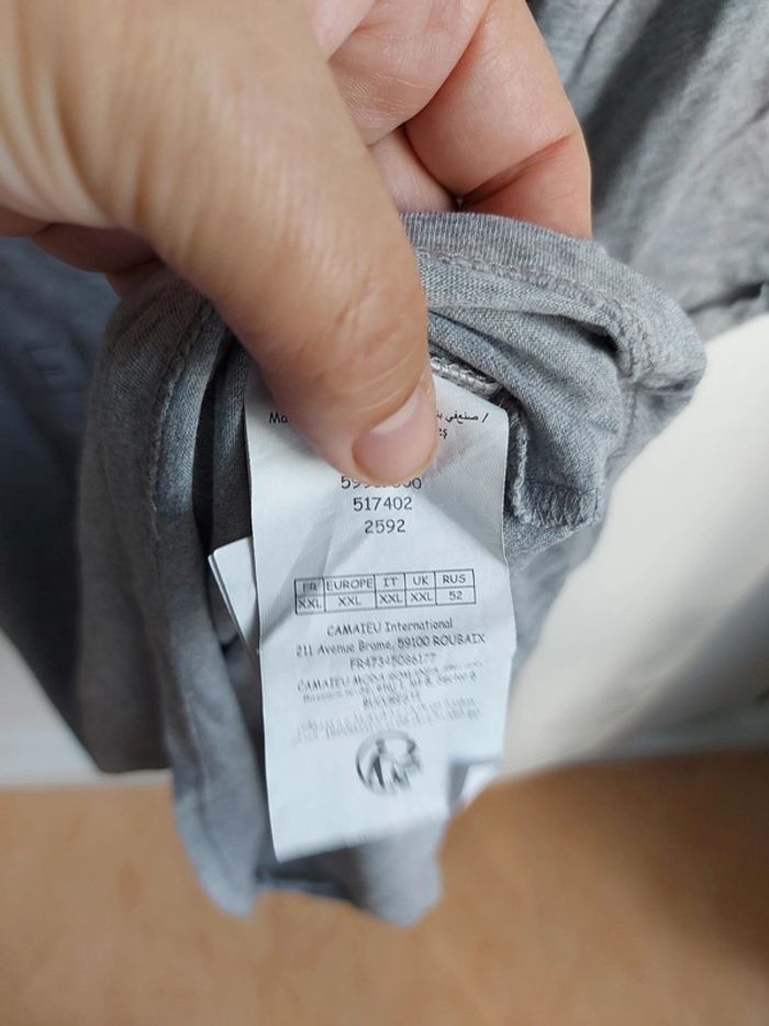 Tee-shirt camaïeu "élégante " taille xxl - photo numéro 3