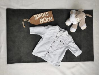 Chemise 👣 sergent major, 3 mois