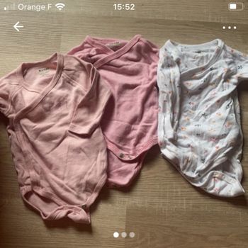 Lot de 3 bodys Kiabi
