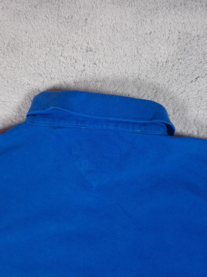 Polo Tommy Hilfiger manche courte - Bleu logo brodé - Taille L Hommes - 100% Coton - photo numéro 7