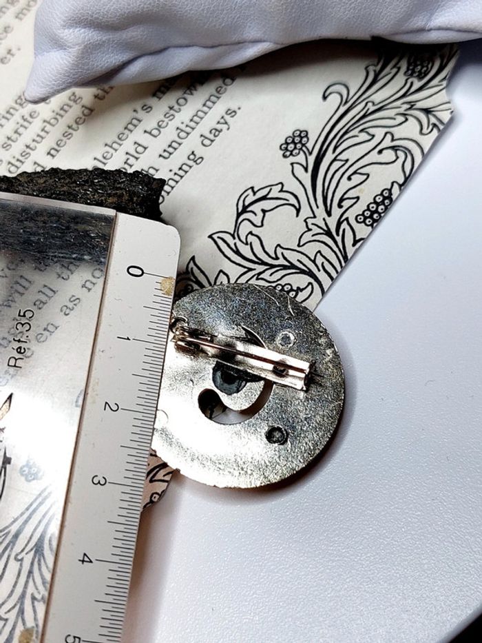 Magnifique broche vintage doré - photo numéro 3