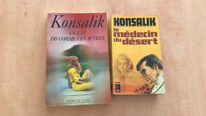 Lot 2 romans Konsalik le médecin du désert et un été pas comme les autres